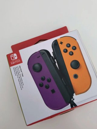 Mandos JoyCon Nintendo Switch Morado/Naranja