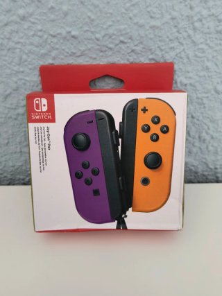 Mandos JoyCon Nintendo Switch Morado/Naranja