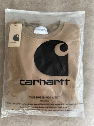Sudadera Carhartt Beige/Marrón