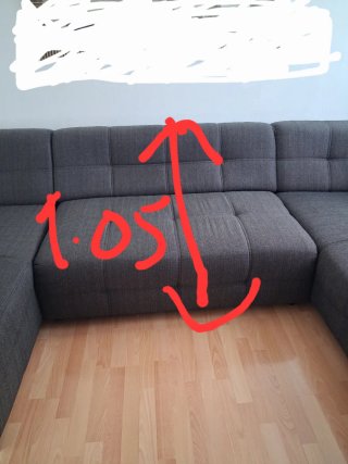 Sofá chaise longue convertible en cama,negociable.