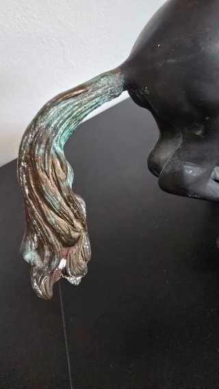 Caballo de Bronce Decorativo Antiguo