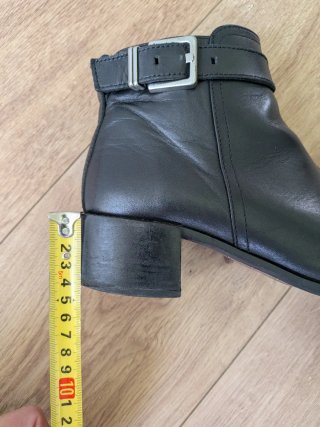 Botines piel negros Massimo Dutti