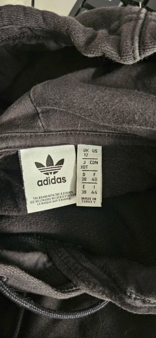 Sudadera Adidas Crop Top Negra