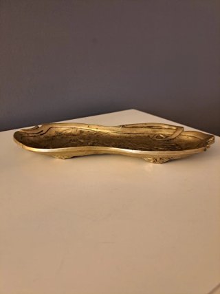 Bandeja "Modernista" en  bronce. Circa 1900