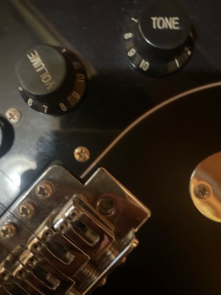 Chitarra Elettrica Vision Nera(manca una corda)