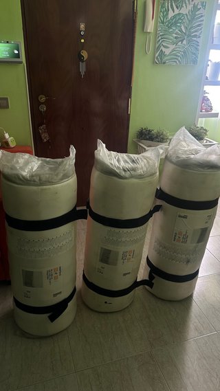 Colchones nuevos enrollados 90x200cm