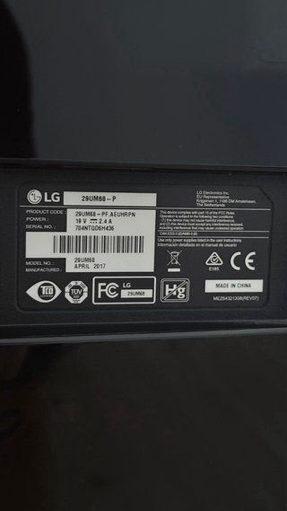Monitor LG LED 29 21:9 (2560x1080)