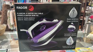 Plancha Vapor Sin Cable Fagor 2600W Cerámica nueva