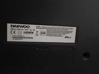 Televisor Daewoo Negro (No Funciona)