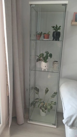Vitrina expositora cristal Ikea