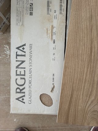 Suelo porcelánico Argenta Clash Oak 20x120cm