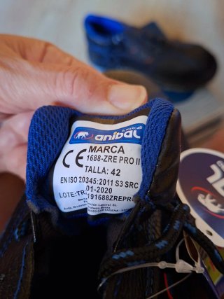 Zapatos de seguridad Anibal Hombre Negros
