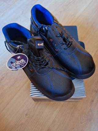 Zapatos de seguridad Anibal Hombre Negros