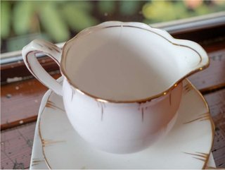 Taza Platos Lechera Azuc. Royal Albert Crown China