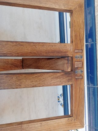 Atril de sobremesa de madera plegable