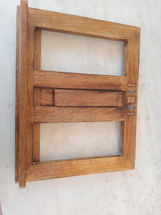 Atril de sobremesa de madera plegable
