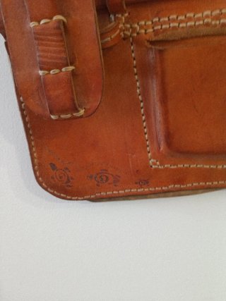 Bolso Cuero Artesanal Marrón