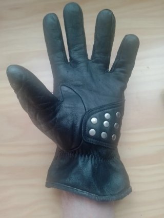 Guanti da moto neri