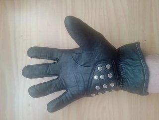 Guanti da moto neri