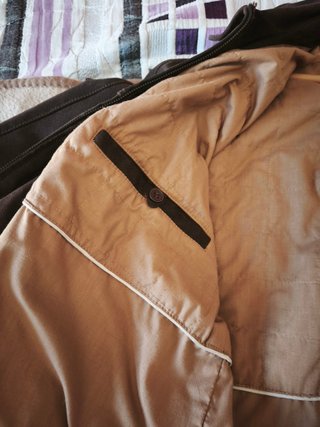 Cazadora Cuero Marrón Talla XL Hombre