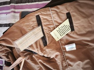 Cazadora Cuero Marrón Talla XL Hombre