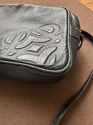 Bandolera Loewe Piel Negra vintage