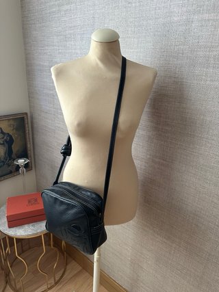 Bandolera Loewe Piel Negra vintage