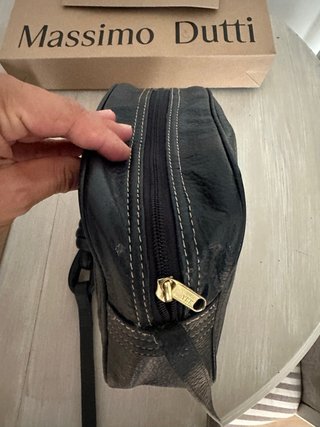 Bandolera Loewe Piel Negra vintage
