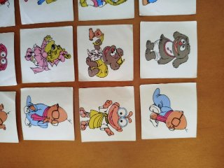 Pegatinas Pequeñecos Risi Años 80