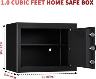 Caja Fuerte Electrónica Negra