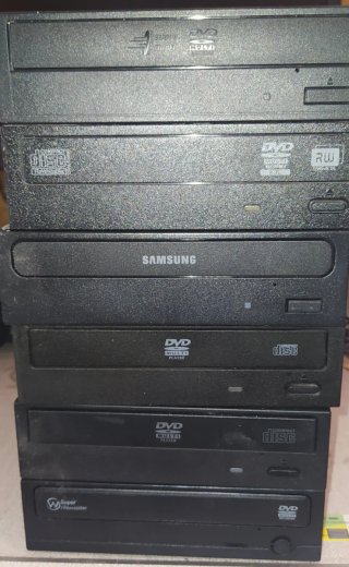 LOTE DE 6 GRABADORAS DE DVD