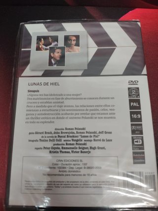 Pack 2 DVDs Lunas de Hiel (Roman Polanski)