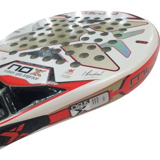 Pala Pádel Nox ML10 Pro Cup Blanca/Roja 92989