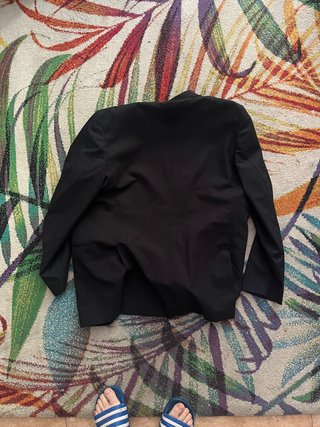 Americana Carolina Herrera Talla 42 Negra Roja