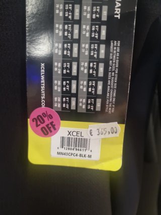 Neopreno Xcel COMP+ 4/3 Talla ST y  M ¡NUEVO!