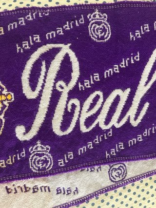Bufanda Real Madrid Vintage morada