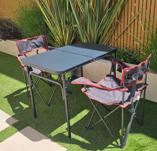 Kit Camping: Mesa, Sillas y Tienda Playa