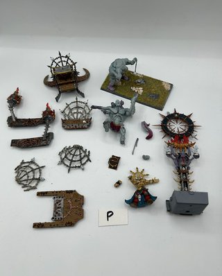 templete guerreros del caos Warhammer