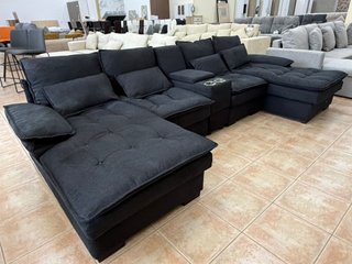 Sofá Rinconera Eléctrico Portavasos 320cm