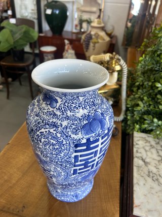 Coppia di vasi cinesi Double Happiness (Qing)