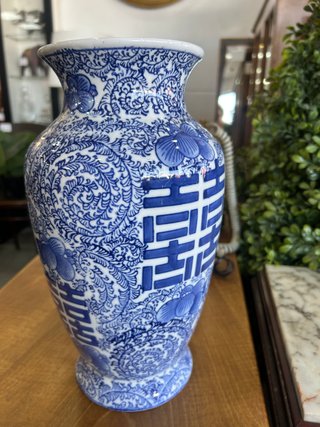 Coppia di vasi cinesi Double Happiness (Qing)