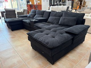 Sofá Rinconera Eléctrico 320cm + Portavasos