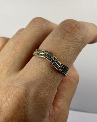 Anillo Oro 9K Circonitas