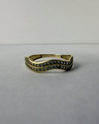 Anillo Oro 9K Circonitas