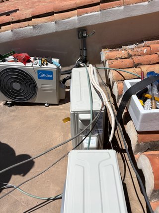 Instalación de aire acondicionado