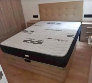 Canapé abatible madera y metal