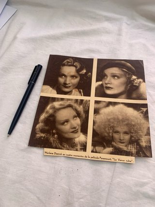 Recortes de revistas de estrellas del cine años 30