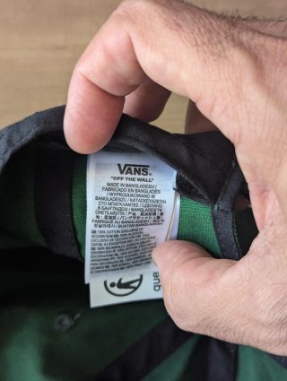 Gorra Vans Verde con Logo