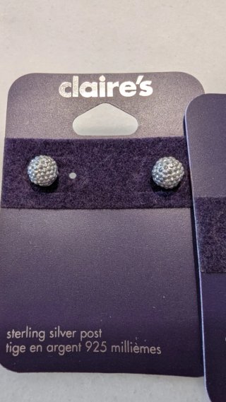 Pendientes plata: 2 pares
