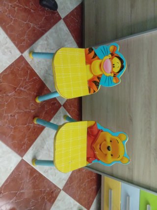 Baúl infantil madera Winnie Pooh -2 sillitas